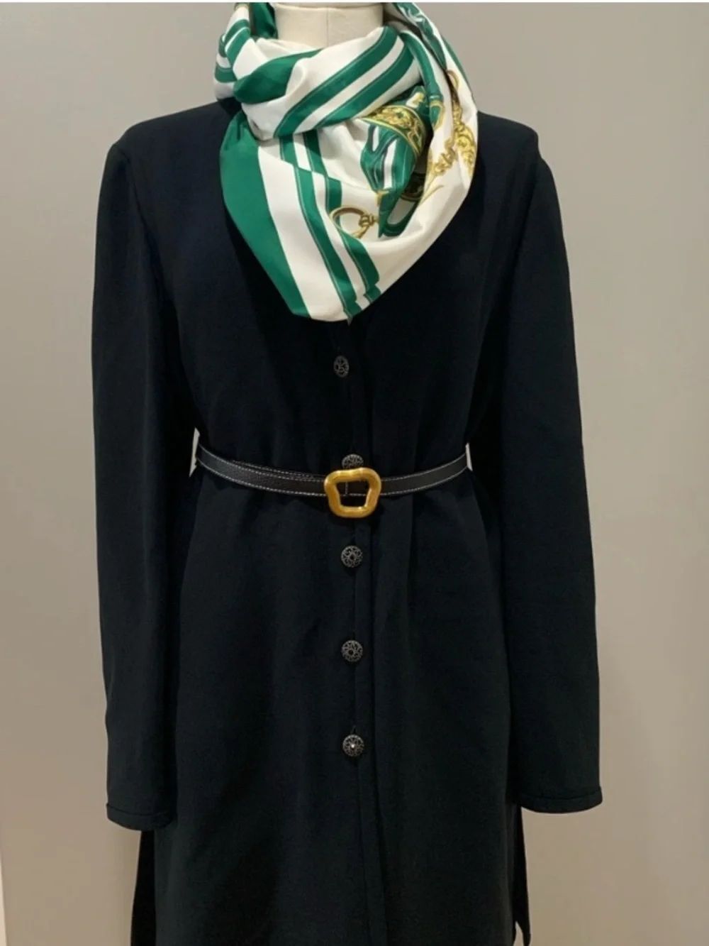 🛍️Valentino “Miss V” Authentic Vintage 1980s “Power Blazer Dress” - Picture 6 of 16